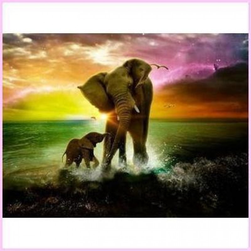 Elephant Mother and ...
