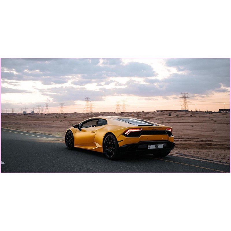 Yellow Lamborghini