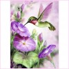 Purple Hummingbird Diamond Painting